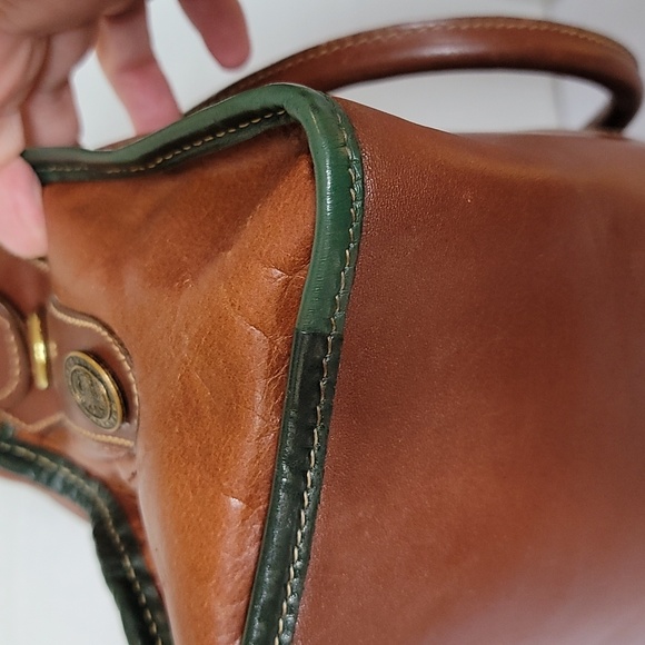 Brahmin vintage brown leather handbag - Picture 6 of 16